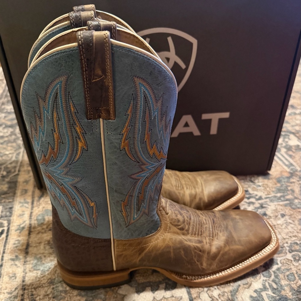 ARIAT MEN'S ARENA REBOUND WESTERN BOOTS SIZE 10 D-MED - Picture 3 of 8